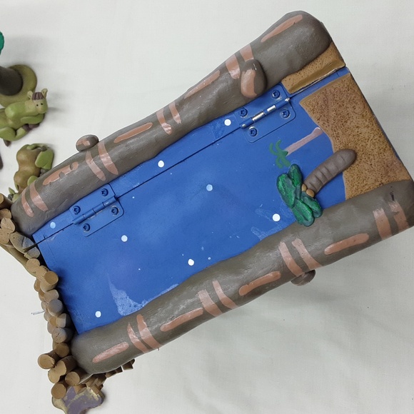 21 Piece Polermer Clay Nativity Manger Camels Sheep Wise Men - Picture 7 of 12